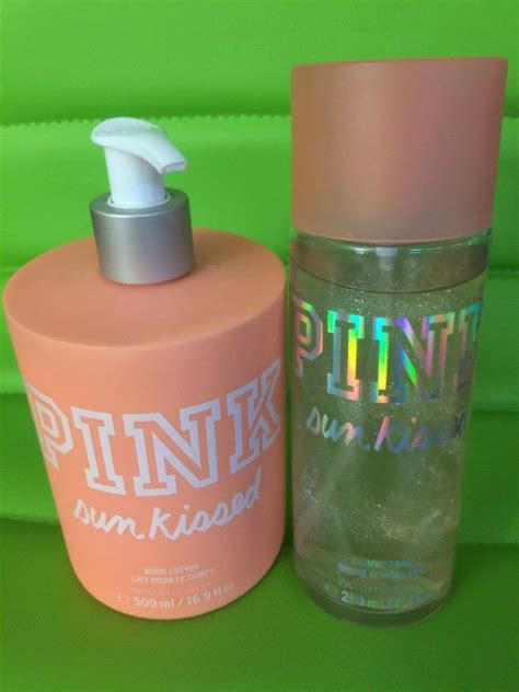 Victorias Secret Pink Sunkissed Body Lotion 169 Oz And Shimmer Mist 84 Oz