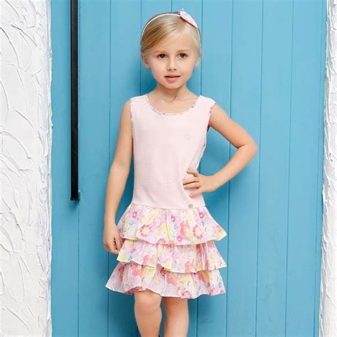 Candydoll Summer Childrens Wear Princess Dress No Sleeve Cotton Girl