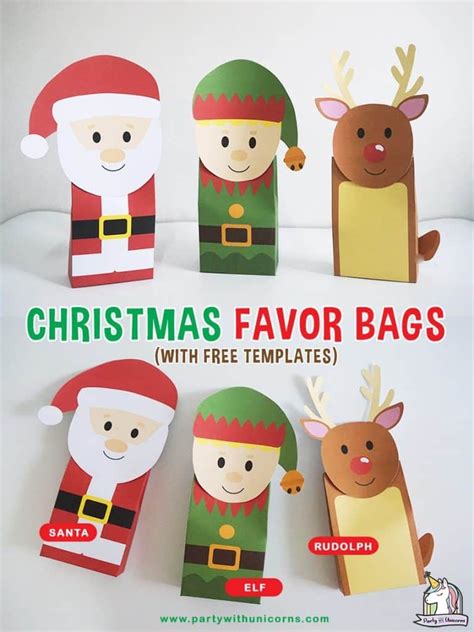 Free Printable Christmas T Bags Templates Printables Template Free