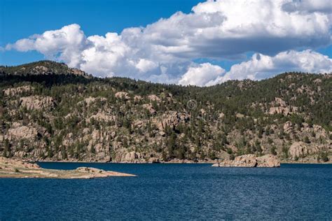 Eleven Mile Lake Reservoir State Park Colorado Landscapes Stock Photo