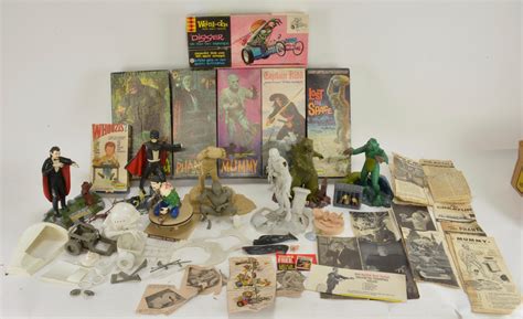 Sold Price Vintage Aurora Plastic Model Kits Monster Collection