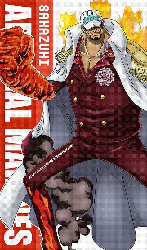 One Piece Wallpapers Mobile Admiral Sakazuki By Fadil089665 One