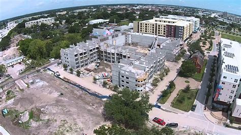 East Downtown Tampa Construction Drone Video Youtube