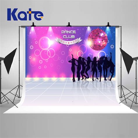 Dance Party Banner Photography Backdrops Color Light Sparkling Disco