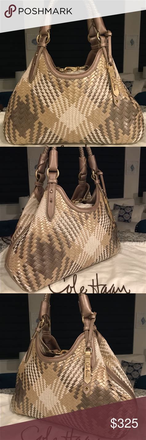 Ideal for garden refuse, rubble, storage. ⭐️Cole Haan SALE! Genevieve RARE Woven Leather Bag ...