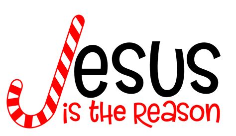 Jesus Is The Reason Candy Cane Christmas Free Svg File Svg Heart