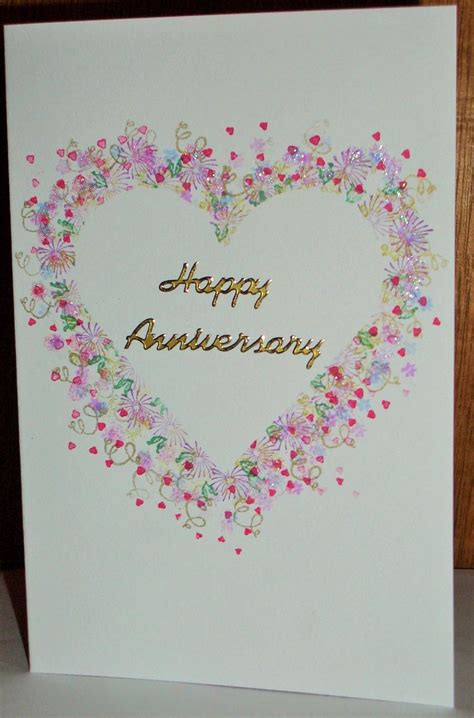 Pin By Nancy Souza On Rubber Stamping Anniversary Cards Handmade
