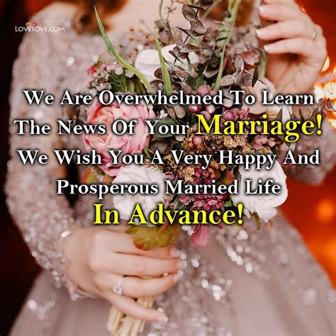 Advance Wedding Wishes And Messages Advance Wedding Status