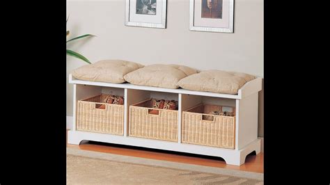 Perfect for storing blankets, toys, shoes and more, our storage benches will keep your room sleek and tidy. Bedroom Storage Bench - YouTube