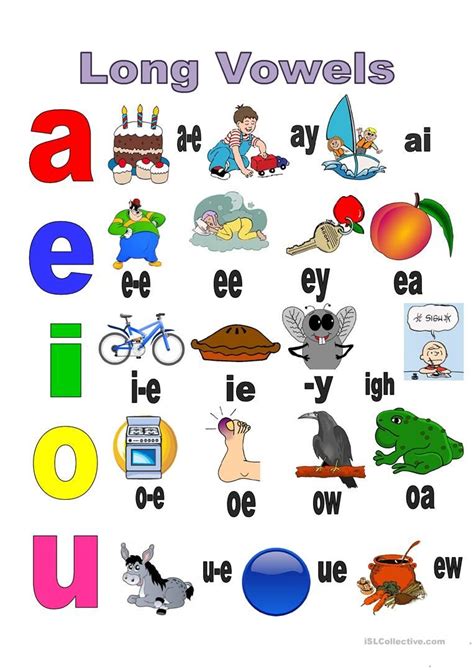 Long Vowels English Esl Worksheets For Distance Learning And Physical