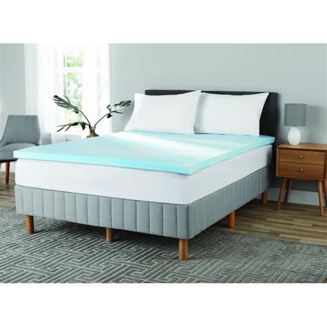 Buy wakefit orthopedic memory foam mattress online. Mainstays 2 Inch Gel Infused Memory Foam Mattress Topper ...