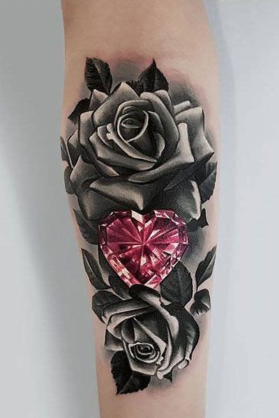 35 Beautiful Rose Tattoos For Women And Meaning Black Rose Tattoos