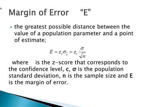 Ppt Margin Of Error And Confidence Intervals Powerpoint Presentation