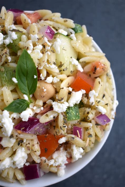 greek orzo pasta salad the nutritionist reviews