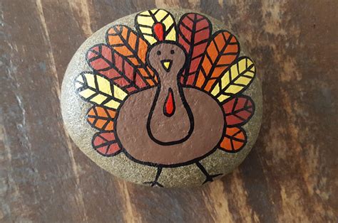 Thanksgiving Rock Rock Painting Ideas Easy Rock Crafts Painted