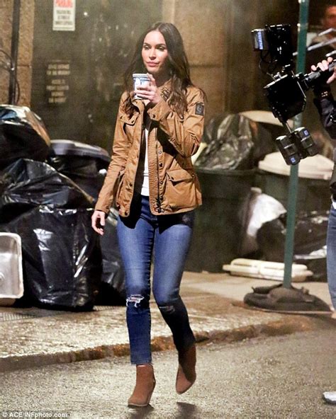 Megan Fox Returns To April Oneils Signature Style As She Shoots