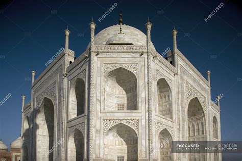 Facade Of Taj Mahal Agra India — Architectural Architecture Stock