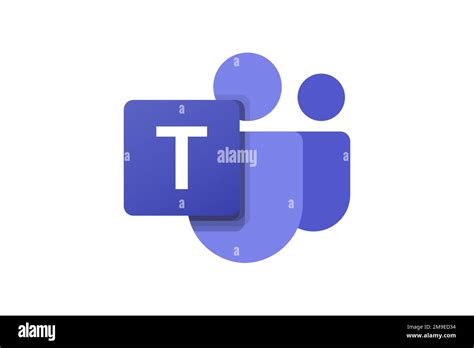 Microsoft Teams Logo White Background Stock Photo Alamy