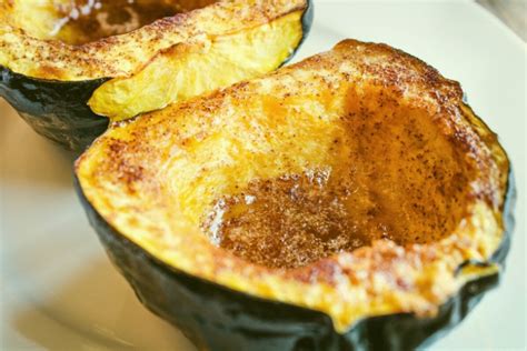 Roasted Acorn Squash With Brown Sugar And Cinnamon