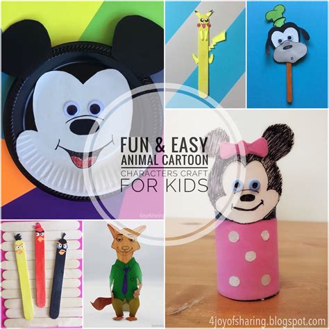 The Joy Of Sharing 20 Fun And Easy Animal Crafts For Kids
