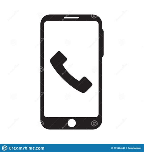 Cell Phone Icon Vector Illustration Style Is A Flat