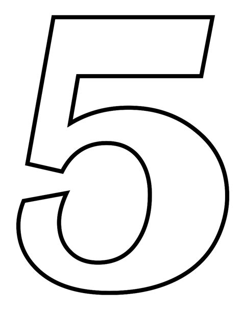 Fileclassic Alphabet Numbers 5 At Coloring Pages For Kids Boys Dotcom