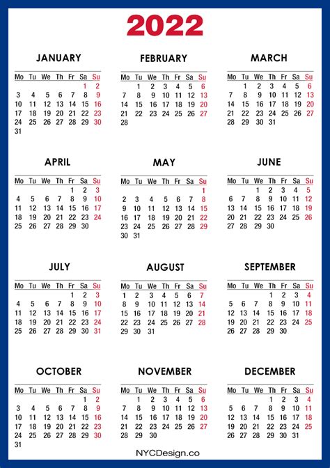 Free Printable 2021 Calendar With Holidays Nz 2022