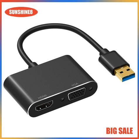 Usb 30 To Hdmi Vga Adapter 1080p Hdmi Converter Cable For Windows 78