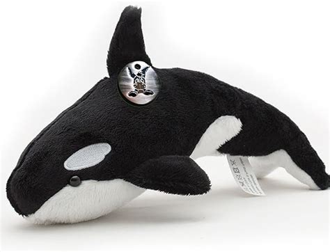 Orca Willy Grampus Killer Whale 21 Cm Plush Toy By Kuscheltierebiz