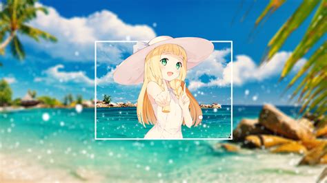 Wallpaper Beach Anime Girl By Ncadorabella On Deviantart