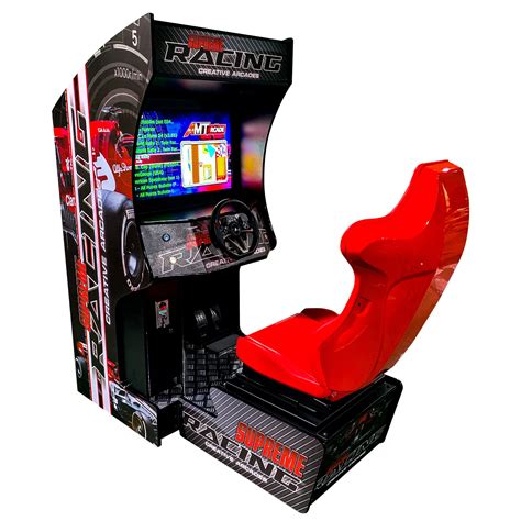 Racing Sit Down Arcade Machine 129 Racing Games 32 Lcd Monitor
