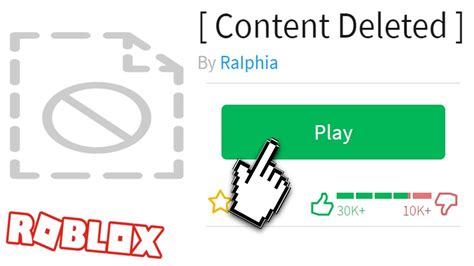 Roblox Content Deleted Symbol