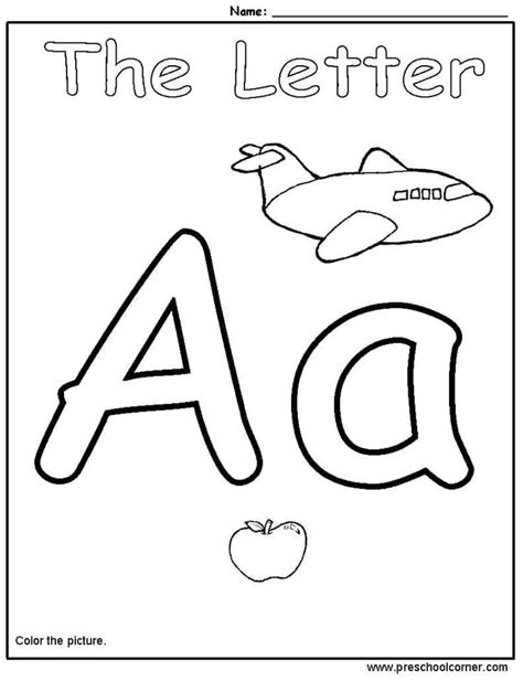5 Letter A Preschool Printables Letter Worksheets For Preschool