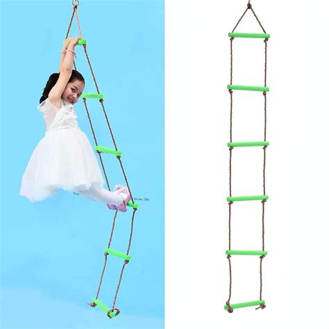 Buy Tomorow 6 Rungs Indoor Outdoor Climbing Rope Ladder Children Kids
