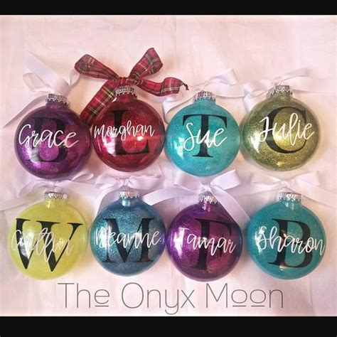 Personalized Name Ornaments Custom Ornaments Christmas Etsy