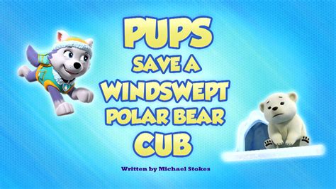 Pups Save A Windswept Polar Bear Cub Paw Patrol Wiki Fandom