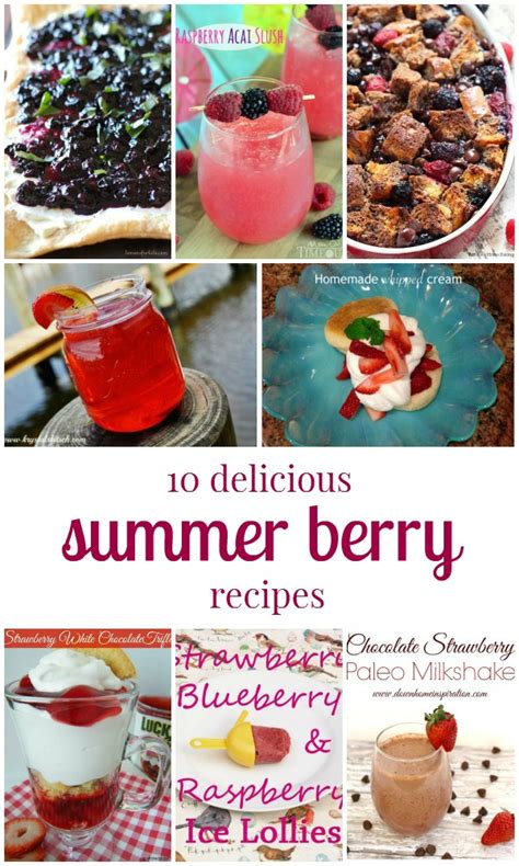 So get ready to plan your spring and summer soirées and menus with this collection of mini desserts recipes by clicking launch gallery above. 10 Delicious Summer Berry Recipes!