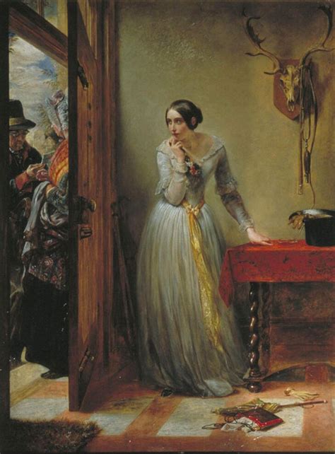 Palpitation 1844 By Charles West Cope Oil Painting Reproduction