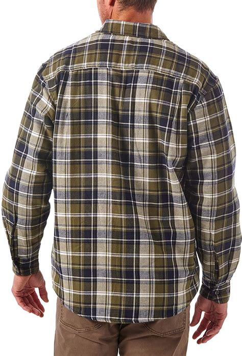 Wrangler Mens Sherpa Lined Flannel Heavy Shirt Lumberjack Flannel