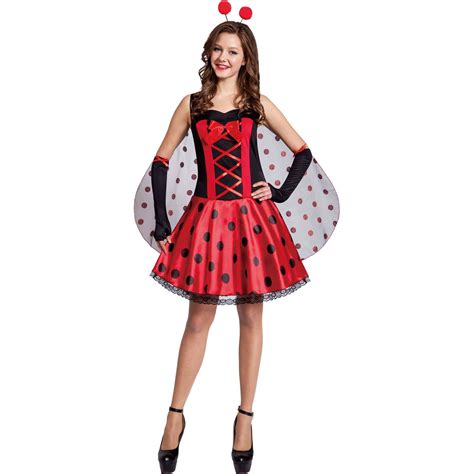 Ladybug Adult Halloween Dress Up Role Play Costume