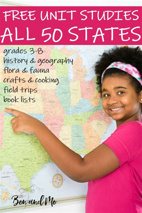 Notebooking Across The Usa Free Unit Studies For All 50 States Ben