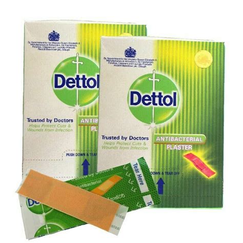 Dettol Medicated Anti Bacterial Plasters For Broken Skin Etsy