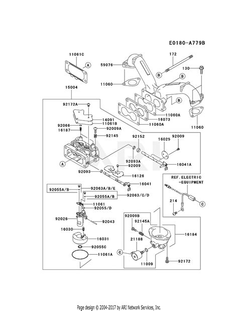 Kawasaki Fh V As Stroke Engine Fh V Parts Diagram For Carburetor