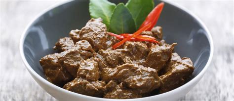 Rendang Traditional Meat Dish From West Sumatra Indonesia