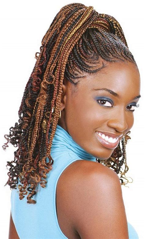 Single plaits or double braids give you the option of playing. Highlight-small-box-braids-hairstyles-for-black-girl ...