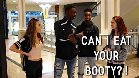 Let Me Eat Your Booty 😋🤦🏿‍♂️ Mall Public Interview Youtube