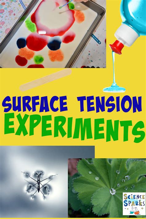 Surface Tension Of Water Science Experiments For Kids