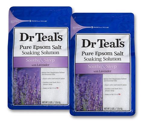 Dr Teals Lavender Pure Epsom Salt Soaking Solution The Best Bath Products 2020 Popsugar