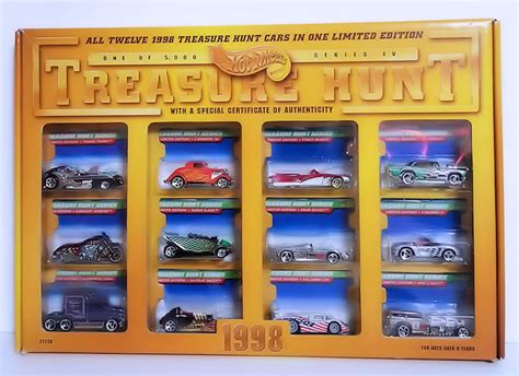 1998 hot wheels treasure hunt set series iv model vehicle sets hobbydb