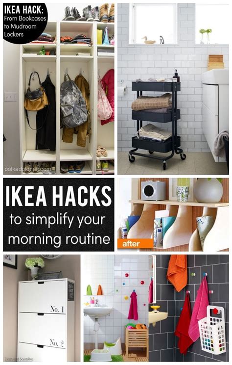 Go for a bold pop of hue. IKEA Hacks to Simplify your Morning Routine